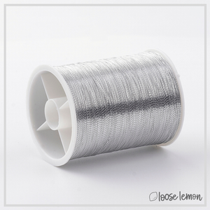 Silver Metallic Thread | 0.1Mm X 55M