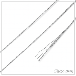 Silver Metallic Thread | 0.5Mm X 50M