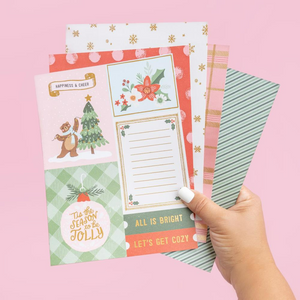 Crate Paper | Mittens & Mistletoe 6" x 8" Paper Pad (36 Pages)
