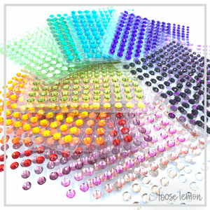 Adhesive Gems x 172 | Black (1)