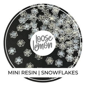 Mini Resin | Snowflakes x 20