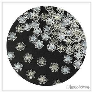 Mini Resin | Snowflakes x 20