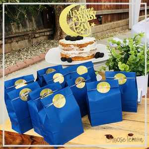 100 Gold Thank You 1.5" (38mm) Foil Stickers/Seals