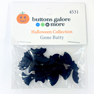Halloween Buttons x 8 | Gone Batty (Buttons Galore & More)