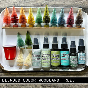 Tim Holtz Idea-Ology | Woodlands Bristle Trees Large (TH94212)