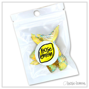 Resin Mermaid Tails x 6 Yellow | Color 3