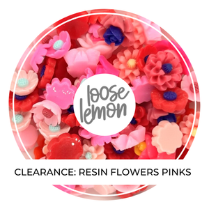 Clearance Resin Flowers | Pinks (15G)