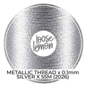 Metallic Thread (Silver 2026) | 0.1Mm X 55M