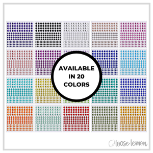 Adhesive Gems x 172 | Black (1)