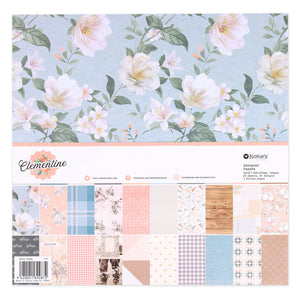 Clementine | 12" X 12" PAPER PACK ( 20 SHEETS)