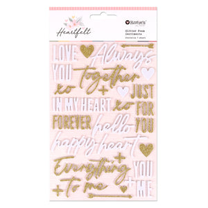 Heartfelt | Glitter Foam Sentiments