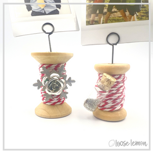 Wooden Spools (S) x 10 Pcs