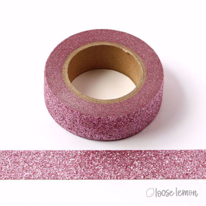 Clearance: Pink Large Glitter Washi Tape (5M)