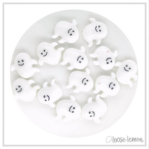Mini Resin Ghosts x 12 | Flatback