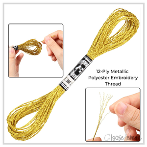 Gold Embroidery Thread | 12 Ply X 8M