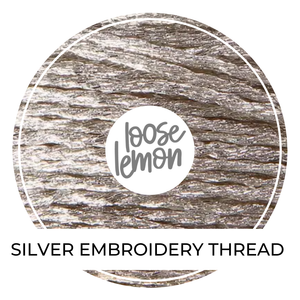 Silver Embroidery Thread | 12 Ply X 8M