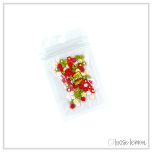 Mini Resin Flowers | Christmas Mix