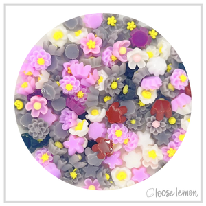 Mini Resin Flowers | Purples (2g)