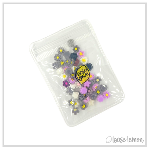 Mini Resin Flowers | Purples (2g)
