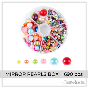Mirror Pearls Box | 6 Sizes (690 pieces)