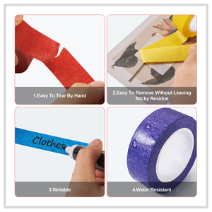 Red Crepe Washi Tape (15M)
