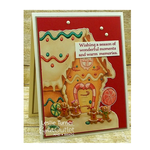 Christmas Buttons x 6 | Gingerbread Cookies (Buttons Galore & More)