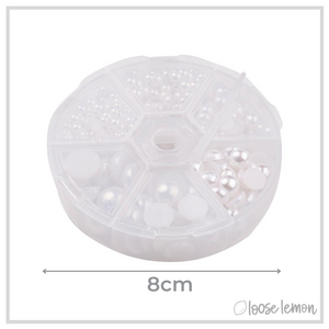 White Pearls Box | 6 Sizes (690 pieces)