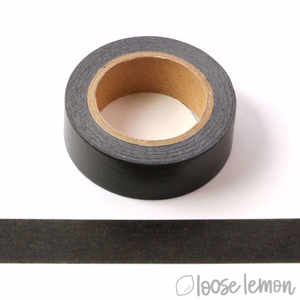 Plain Black - Washi Tape (10M)