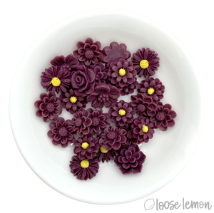 Single Colour Resin Flowers | Pinot