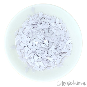 Sequins | Mini Fir (Bright White)