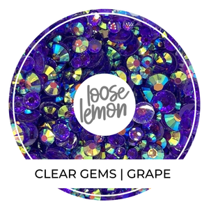 Clear Gems | Grape