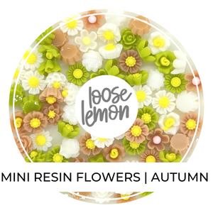 Mini Resin Flowers | Autumn Mix