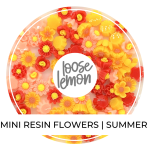 Mini Resin Flowers | Summer Mix