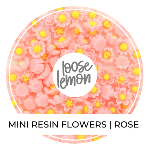 Mini Resin Flowers | Rose