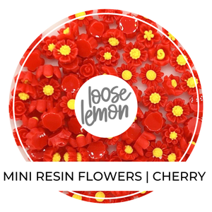 Mini Resin Flowers | Cherry