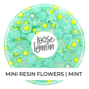 Mini Resin Flowers | Mint