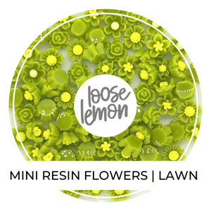 Mini Resin Flowers | Lawn