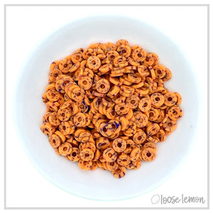 Flat Beads | Choc Orange