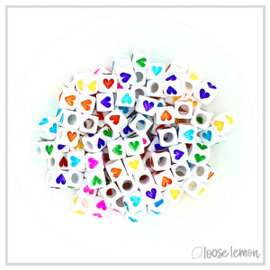 Letter Beads | Hearts