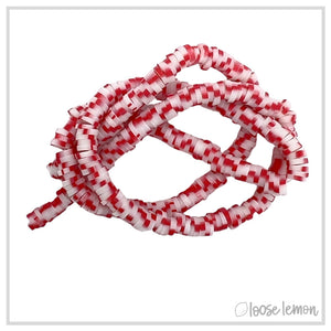 Flat Beads | Glow Red