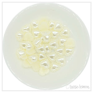 Studded Hearts | Ivory 10Mm