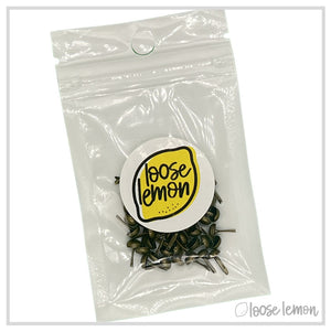 Mini Brads X 50 | Fine Brass