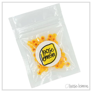 Mini Resin Flowers | Amber