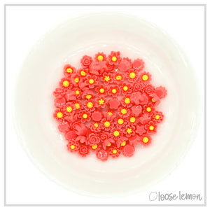Mini Resin Flowers | Rouge