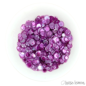 Round Sequins | Grape (Mixed Size)