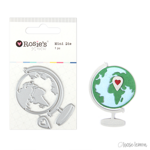 Rosie'S Studio Mini Die | Globe On Stand