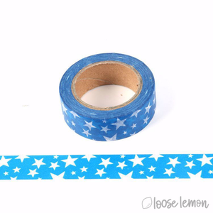 Blue Stars - Washi Tape (10M)