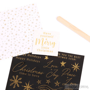 Hearth + Home | Foil Rub Ons (2 Sheets)