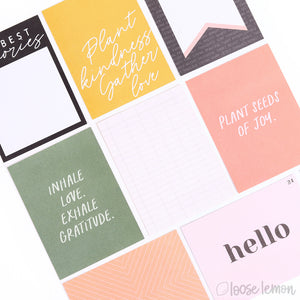 Nurtured | Journal Cards