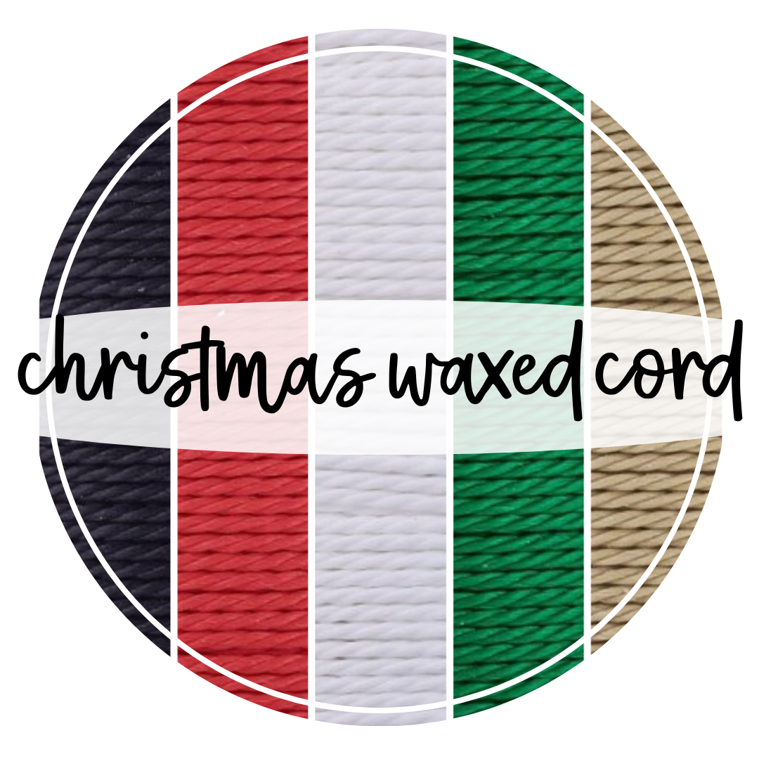 Christmas Waxed Cord